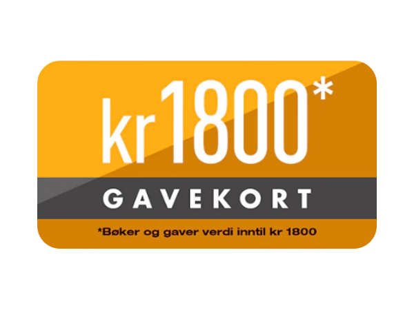 Gavekort på 1800 kroner til bestselgere
