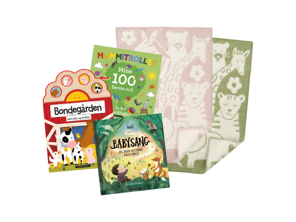 Babypakke med babyteppe